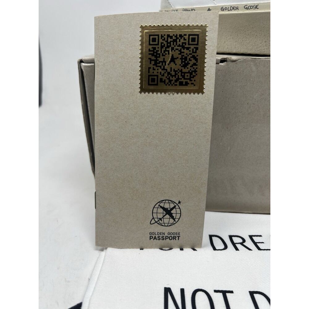 NIB Golden Goose Hi Star Sneaker White / Ice / Black Python Print Suede Star 40 - Picture 3 of 10